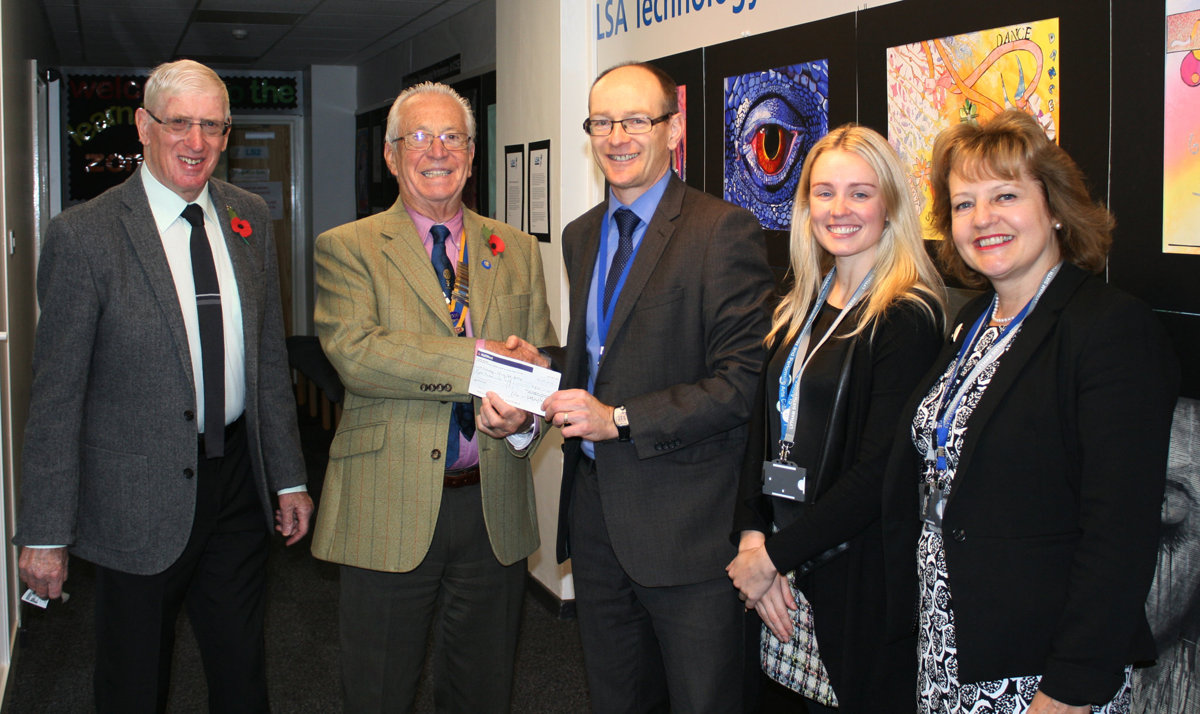 Image of Generous Donation from Lytham Rotary Club towards Bronze D of E.