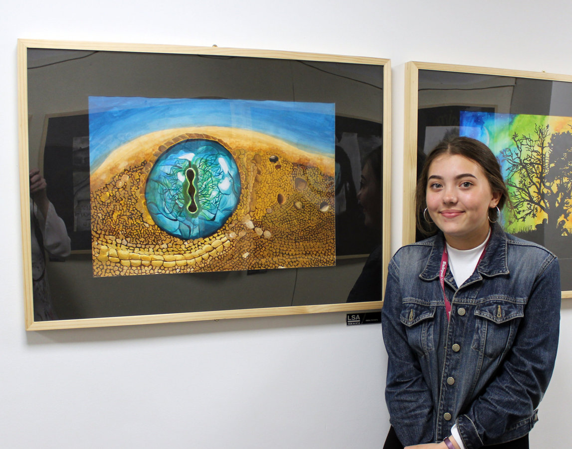 Image of GCSE A*-A exhibition private view